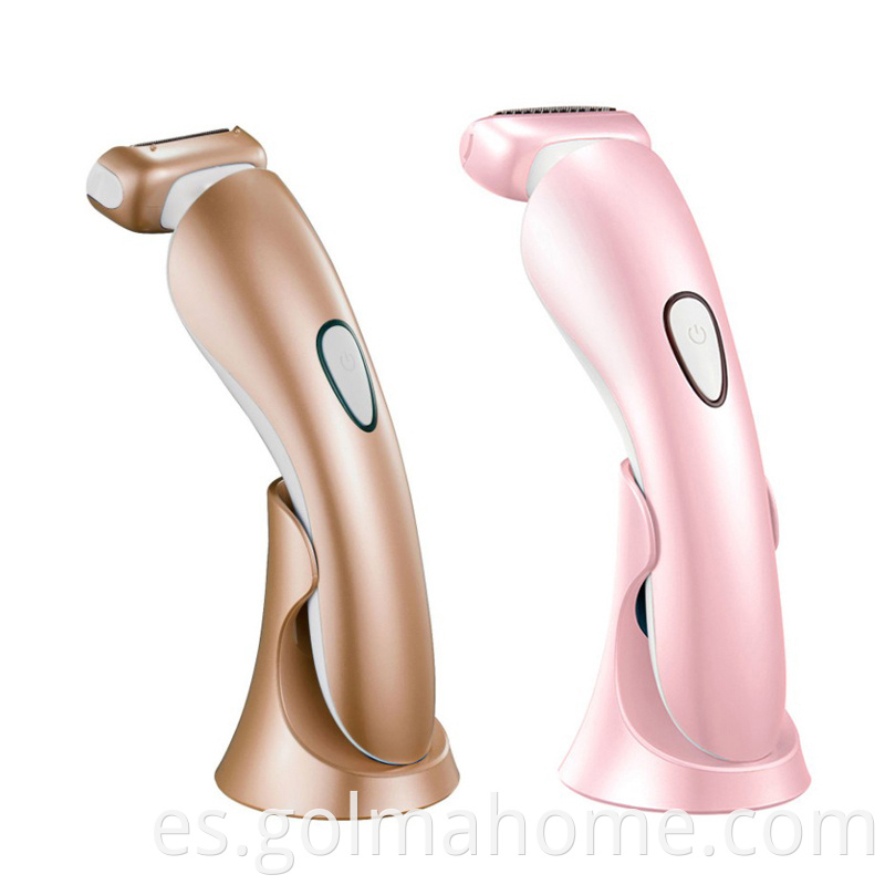 Lady epilator Razor Shaver para mujer Lady Bikini Trimmer y Razors mojado y seco 3 en 1 Recargable inalámbrico IPX7 a prueba de agua